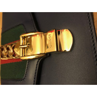 Gucci Sylvie Bag Leather in Blue