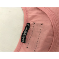 Dolce & Gabbana Top en Coton en Rose/pink