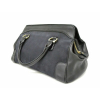 Bulgari Handtasche aus Canvas in Schwarz