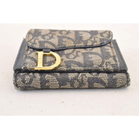 Christian Dior Sac à main/Portefeuille en Toile en Bleu