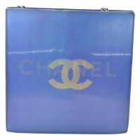 Chanel Umhängetasche aus Canvas in Violett