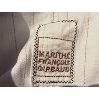 Marithé Et Francois Girbaud Jacke/Mantel aus Baumwolle in Beige