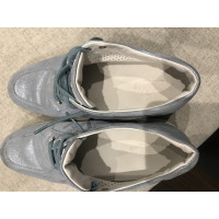 Hogan Chaussures à lacets en Cuir en Turquoise