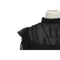 Isabel Marant Etoile Kleid aus Baumwolle in Schwarz