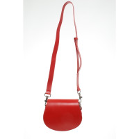 Mm6 Maison Margiela Borsa a tracolla in Pelle in Rosso