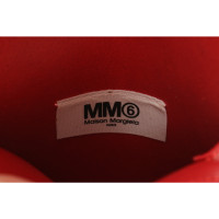 Mm6 Maison Margiela Shoulder bag Leather in Red