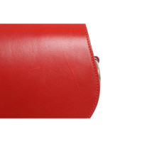 Mm6 Maison Margiela Schoudertas Leer in Rood