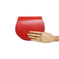 Mm6 Maison Margiela Shoulder bag Leather in Red