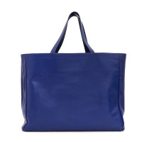 Saint Laurent Tote Bag aus Leder in Blau