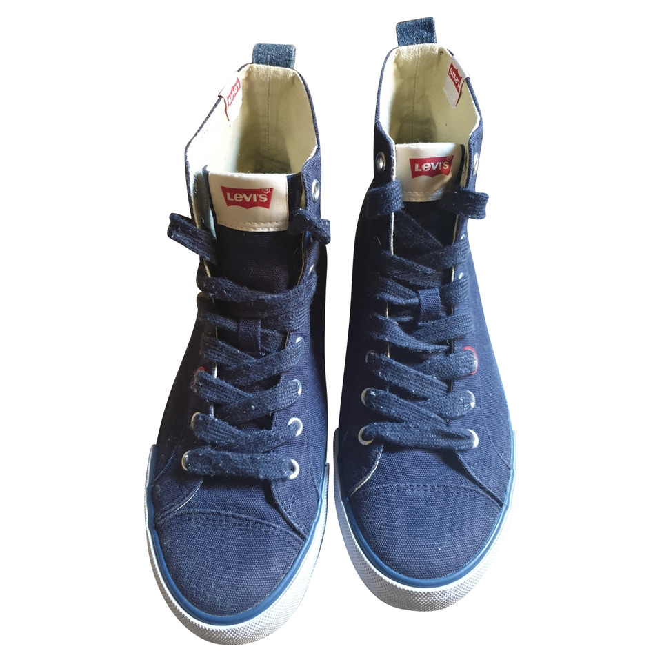 Levi's Sneakers Canvas in Blauw
