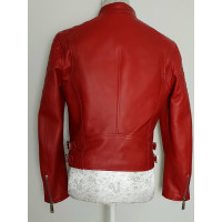 Dsquared2 Giacca/Cappotto in Pelle in Rosso