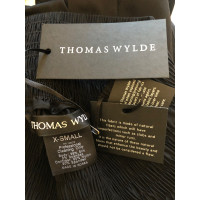 Thomas Wylde Trousers Silk in Black