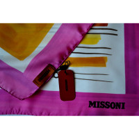 Missoni Schal/Tuch aus Seide in Fuchsia