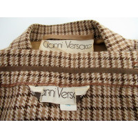 Gianni Versace Suit Wool in Beige