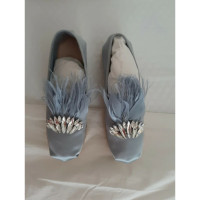 Miu Miu Slippers/Ballerinas in Turquoise