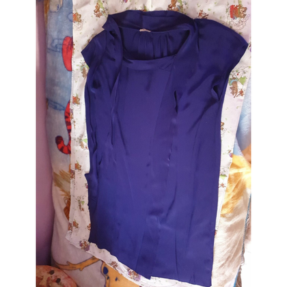 Miu Miu Dress Silk in Blue