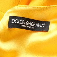 Dolce & Gabbana Robe en Jaune
