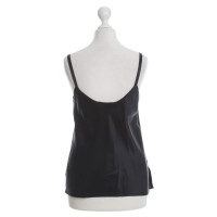 Donna Karan Zijden top in zwart