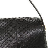 Gucci Python leather handbag