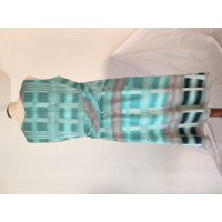 Armani Collezioni Kleid aus Seide in Türkis