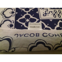 Jacob Cohen Schal/Tuch aus Baumwolle in Blau