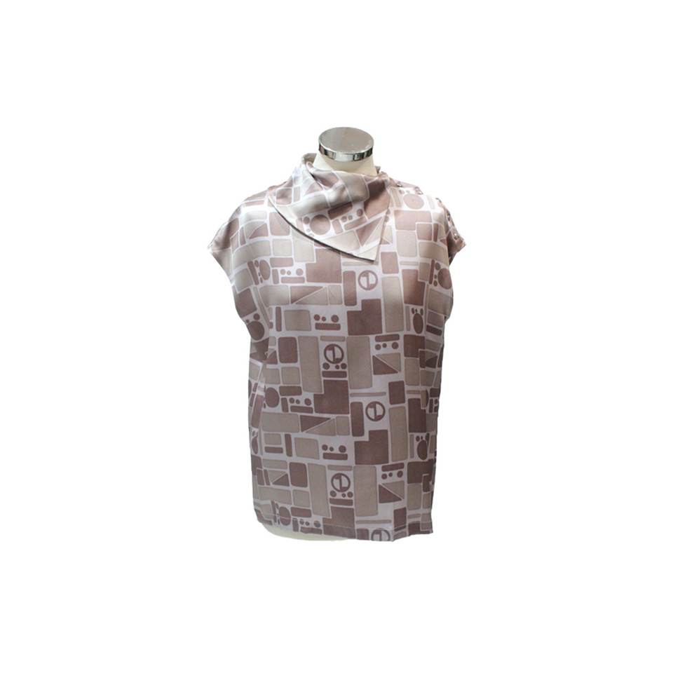 Louis Vuitton Top Silk in Taupe