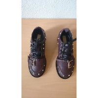 No. 21 Lace-up shoes Leather in Bordeaux