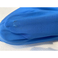 Talbot Runhof Jacke/Mantel aus Wolle in Blau