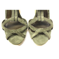 Burberry Sandalen Leer in Groen