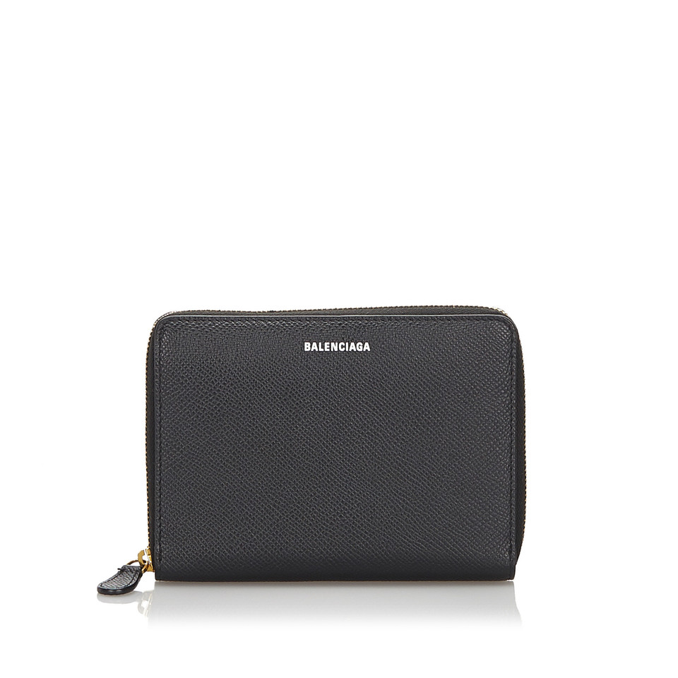 Balenciaga Sac à main/Portefeuille en Cuir en Noir