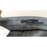 Elisabetta Franchi Trousers Wool in Grey