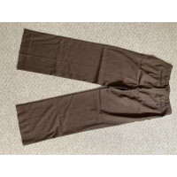 Max Mara Trousers Wool in Brown