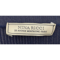 Nina Ricci Oberteil aus Seide in Blau