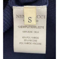 Nina Ricci Oberteil aus Seide in Blau