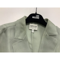 Armani Jacke/Mantel aus Seide in Grün