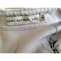 Mary Katrantzou Kleid aus Seide in Grau