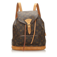 Louis Vuitton Montsouris Backpack MM25 Canvas in Bruin