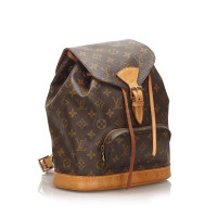 Louis Vuitton Montsouris Backpack MM25 Canvas in Bruin