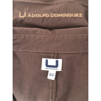 Adolfo Dominguez Dress Cotton in Brown