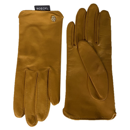 Roeckl Gloves Leather in Ochre