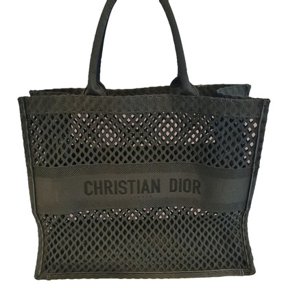 Christian Dior Book Tote Cotton in Black