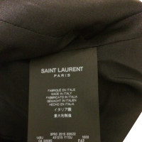 Saint Laurent Zwarte Boog Detail Shift Cocktailjurk