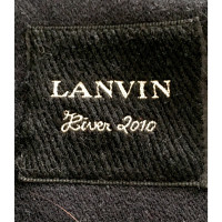 Lanvin Jacke/Mantel aus Wolle in Schwarz