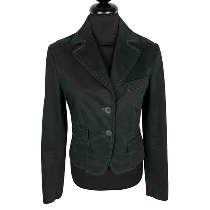Trussardi Jacket/Coat Cotton in Black