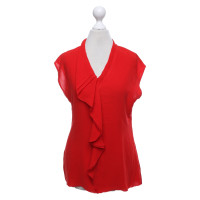 St. Emile Blouse chemise en rouge