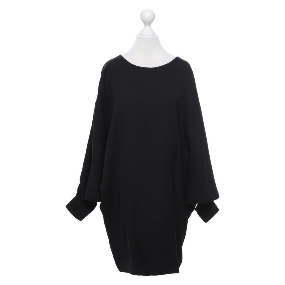 Saint Laurent Robe en Viscose en Noir