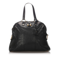 Yves Saint Laurent Muse Leather in Black
