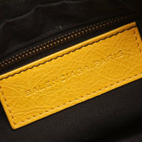 Balenciaga City Bag aus Leder in Gelb
