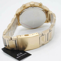 Armani Exchange Armbanduhr aus Stahl in Gold