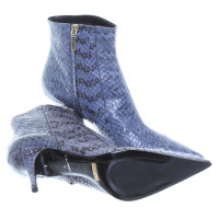 Dolce & Gabbana Ankle-Stiefeletten aus Pythonleder
